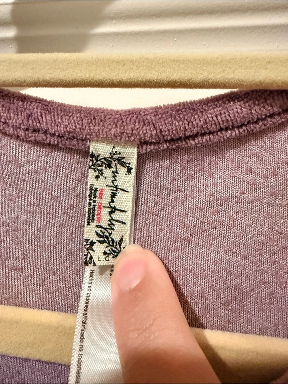 Free People Plush Mauve Purple Sleeveless Tank